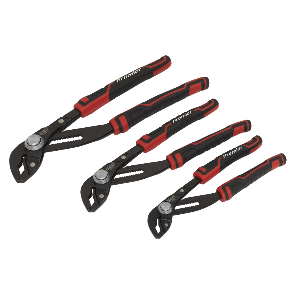 Sealey Premier Quick Release Water Pump Pliers Set 3pc