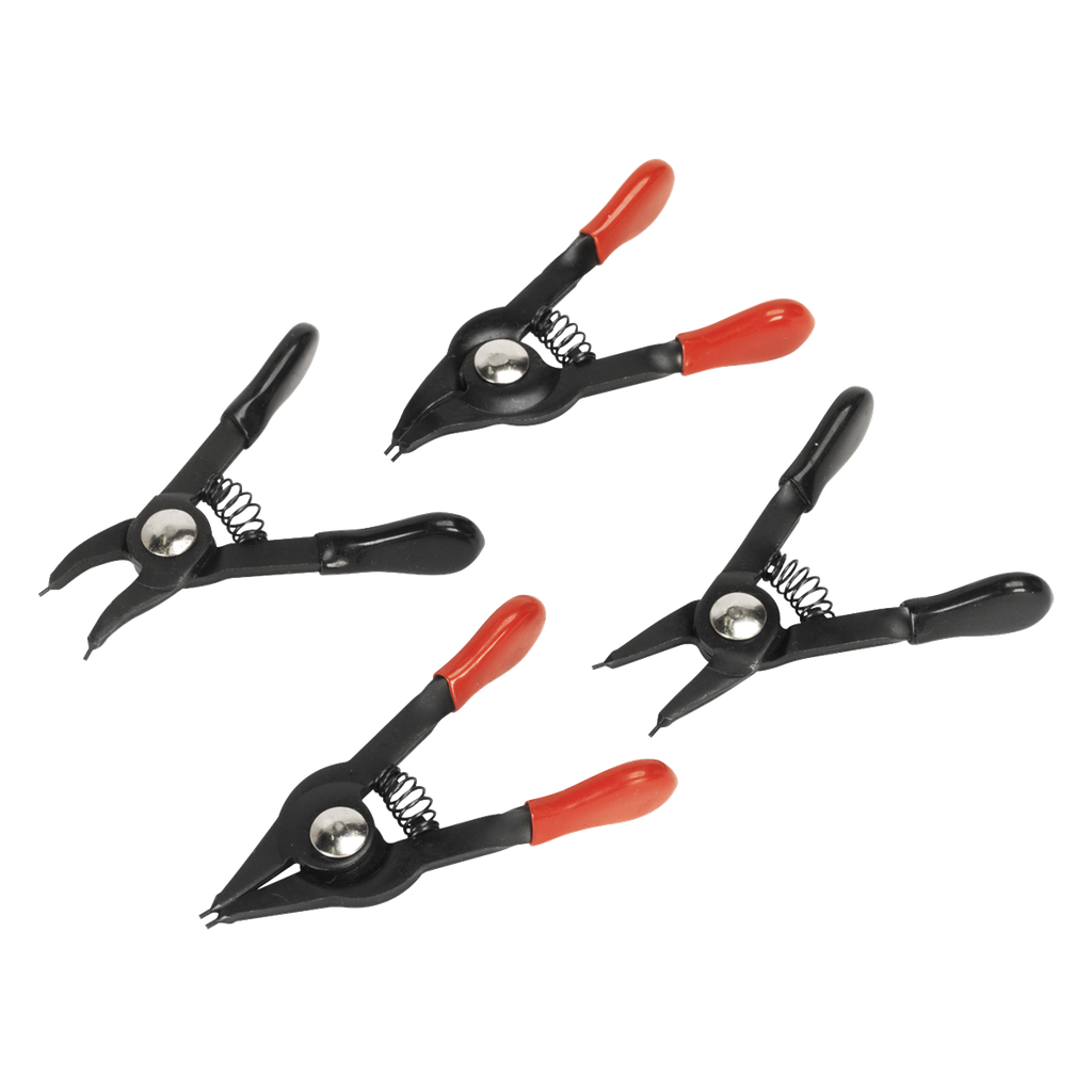 Sealey Premier Mini Circlip Pliers Set 4pc