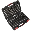 Sealey Premier Platinum Hex Socket Bit Set 3/8"Sq Drive 30pc