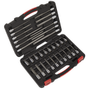 Sealey Premier Platinum TRX-Star* Socket Bit Set 3/8"Sq Drive 32