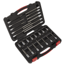 Sealey Premier Platinum Spline Socket Bit Set 3/8"Sq Drive 26pc