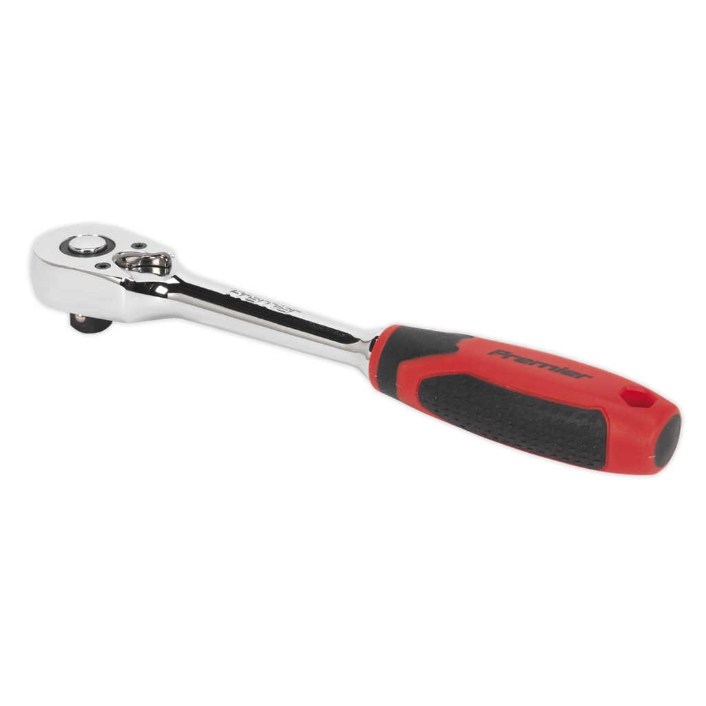Premier Pear-Head Ratchet Wrench with Flip Reverse 3/8"Sq Drive