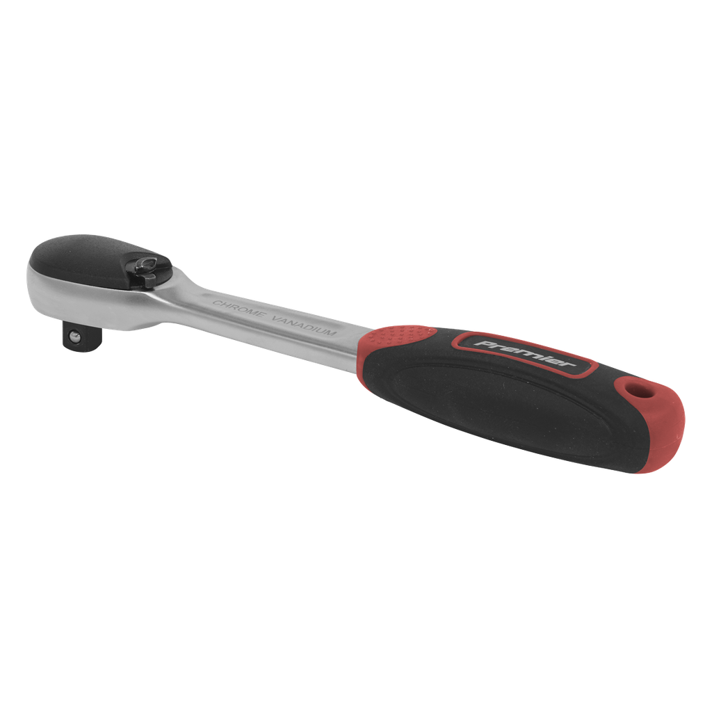 Premier Platinum Dust-Free Ratchet Wrench with Flip Reverse 1/4"Sq Drive