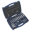 Sealey Premier Socket Set 3/8"Sq Drive 34pc