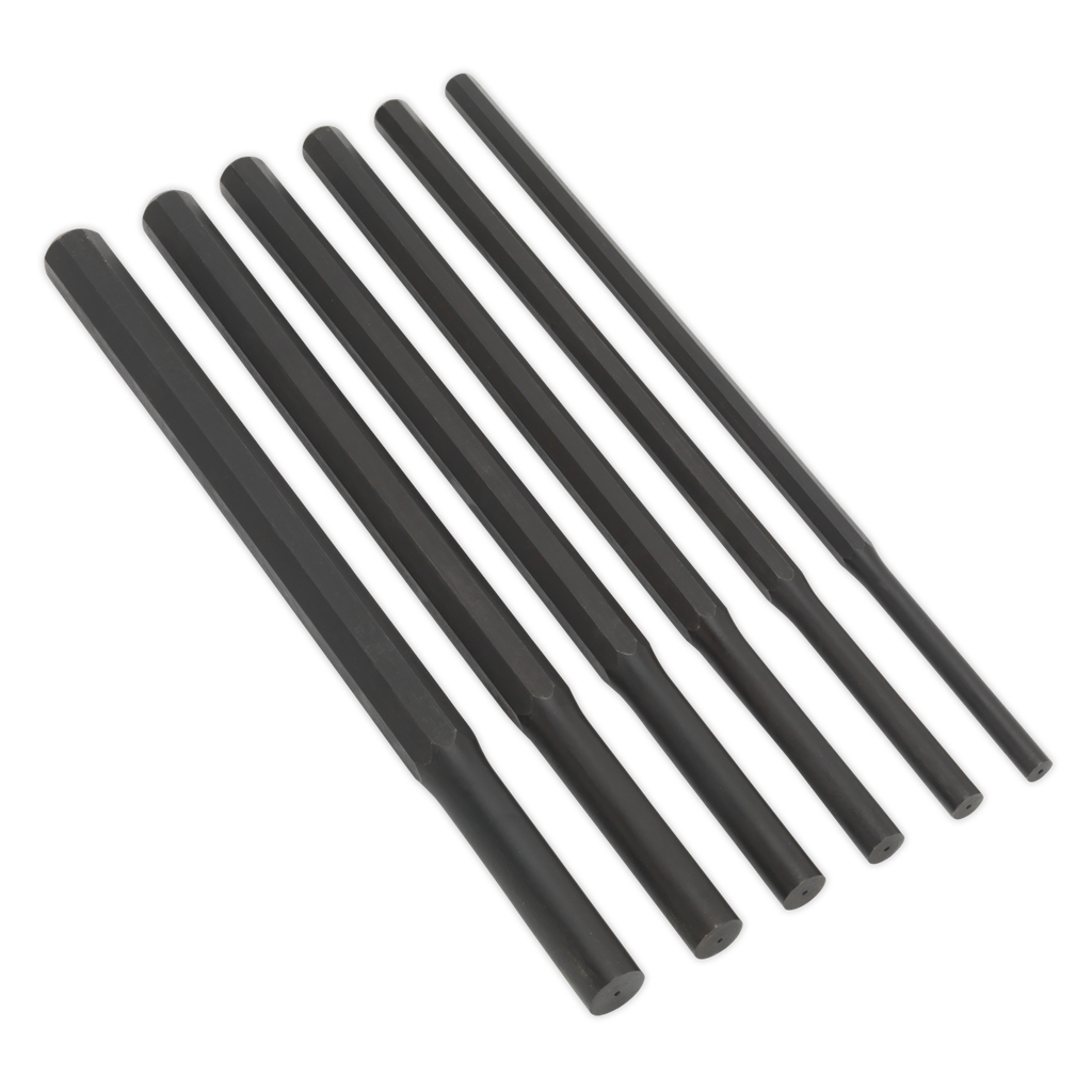 Sealey Premier Heavy-Duty Parallel Pin Punch Set 6pc