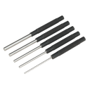Sealey Imperial Parallel Long Pattern Pin Punch Set 5pc