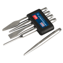 Sealey Premier Punch & Chisel Set 5pc