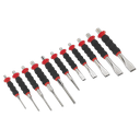 Premier Sheathed Punch & Chisel Set 11pc