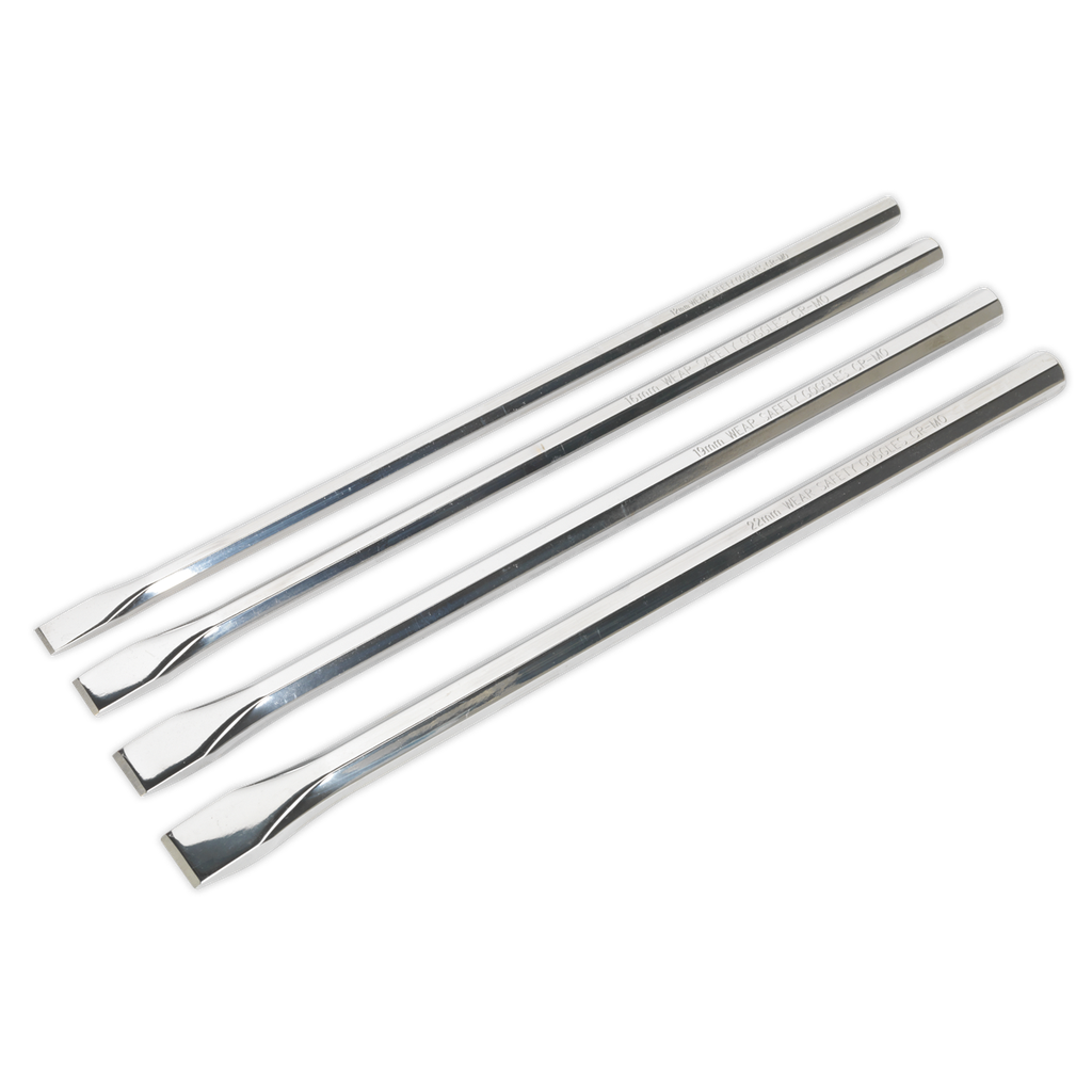 Sealey Premier Extra-Long Chisel Set 4pc