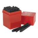Sealey Letter & Number Punch Set 4mm 36pc