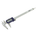 Sealey Digital Vernier Caliper 0-200mm(0-8")