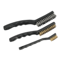 Sealey Auto Engineer's Wire Brush Set 3pc