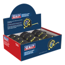 Sealey Metric/Imperial Rubber Tape Measure 5m(16ft) x 19mm - Display Box of 12