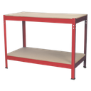Sealey Steel Workbench with Wooden Top 1.2m