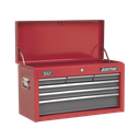 Sealey American PRO® Topchest 6 Drawer - Red/Grey