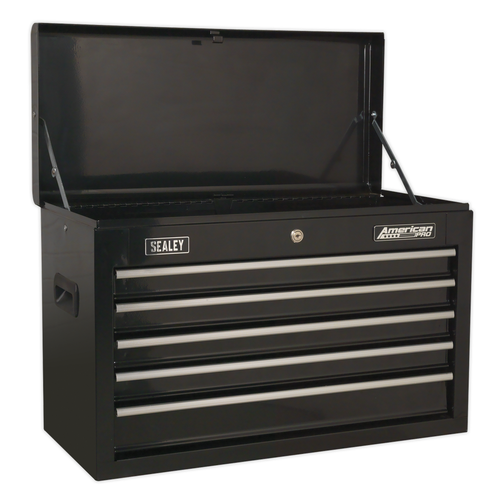 Sealey American PRO® Topchest 5 Drawer - Black