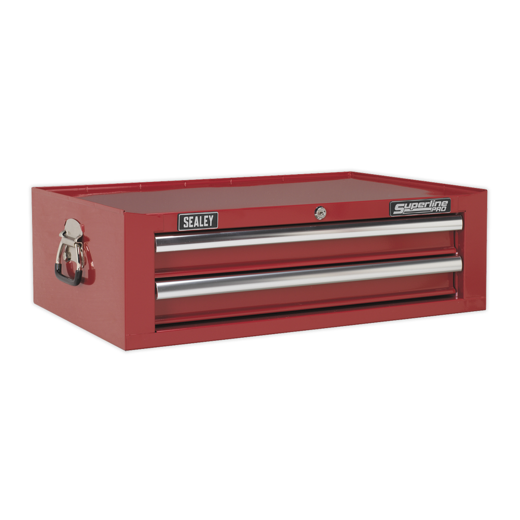 Superline PRO® Mid-Box Tool Chest 2 Drawer - Red