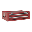 Sealey Superline PRO® Mid-Box Tool Chest 2 Drawer - Red
