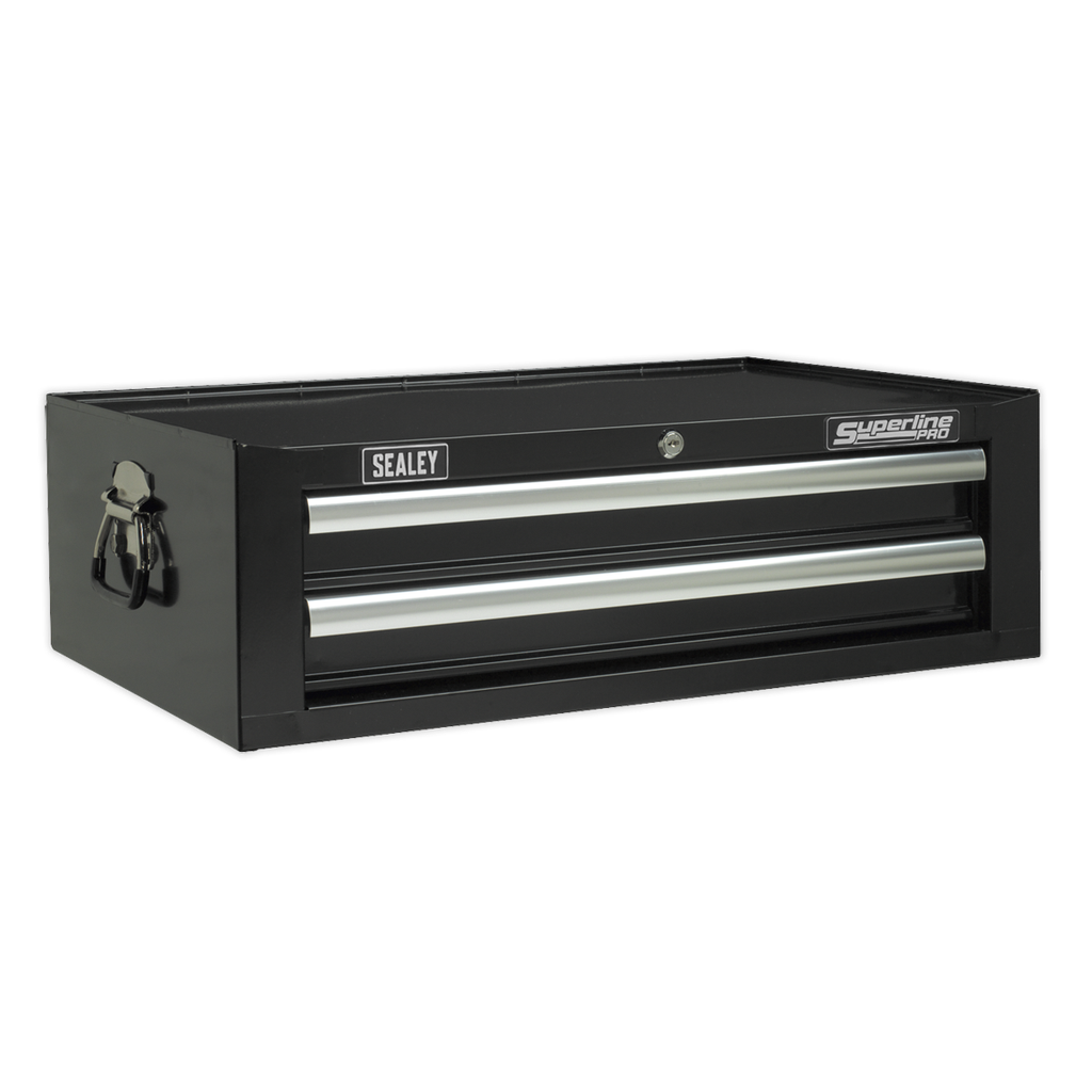Sealey Superline PRO® Mid-Box Tool Chest 2 Drawer - Black