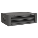 Superline PRO® Mid-Box Tool Chest 2 Drawer - Grey/Black