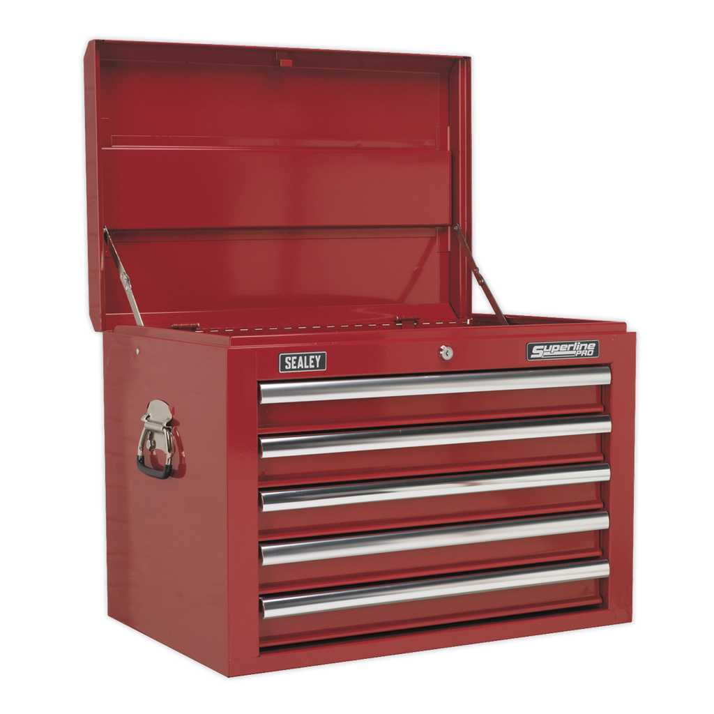 Sealey Superline PRO® Topchest 5 Drawer - Red