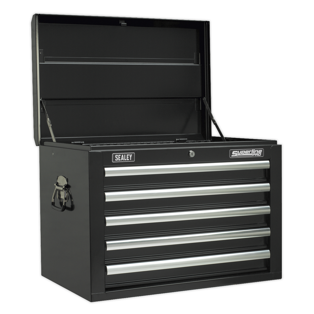 Sealey Superline PRO® Topchest 5 Drawer - Black