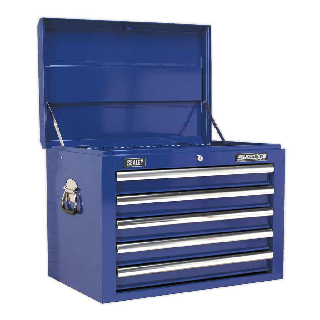 Sealey Superline PRO® Topchest 5 Drawer - Blue