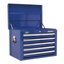 Sealey Superline PRO® Topchest 5 Drawer - Blue