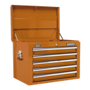Sealey Superline PRO® Topchest 5 Drawer - Orange