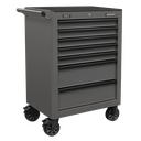 Superline PRO® Rollcab 7 Drawer - Grey/Black