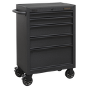 Superline PRO® Black Edition Rollcab with 5 Soft Close Drawers 680mm