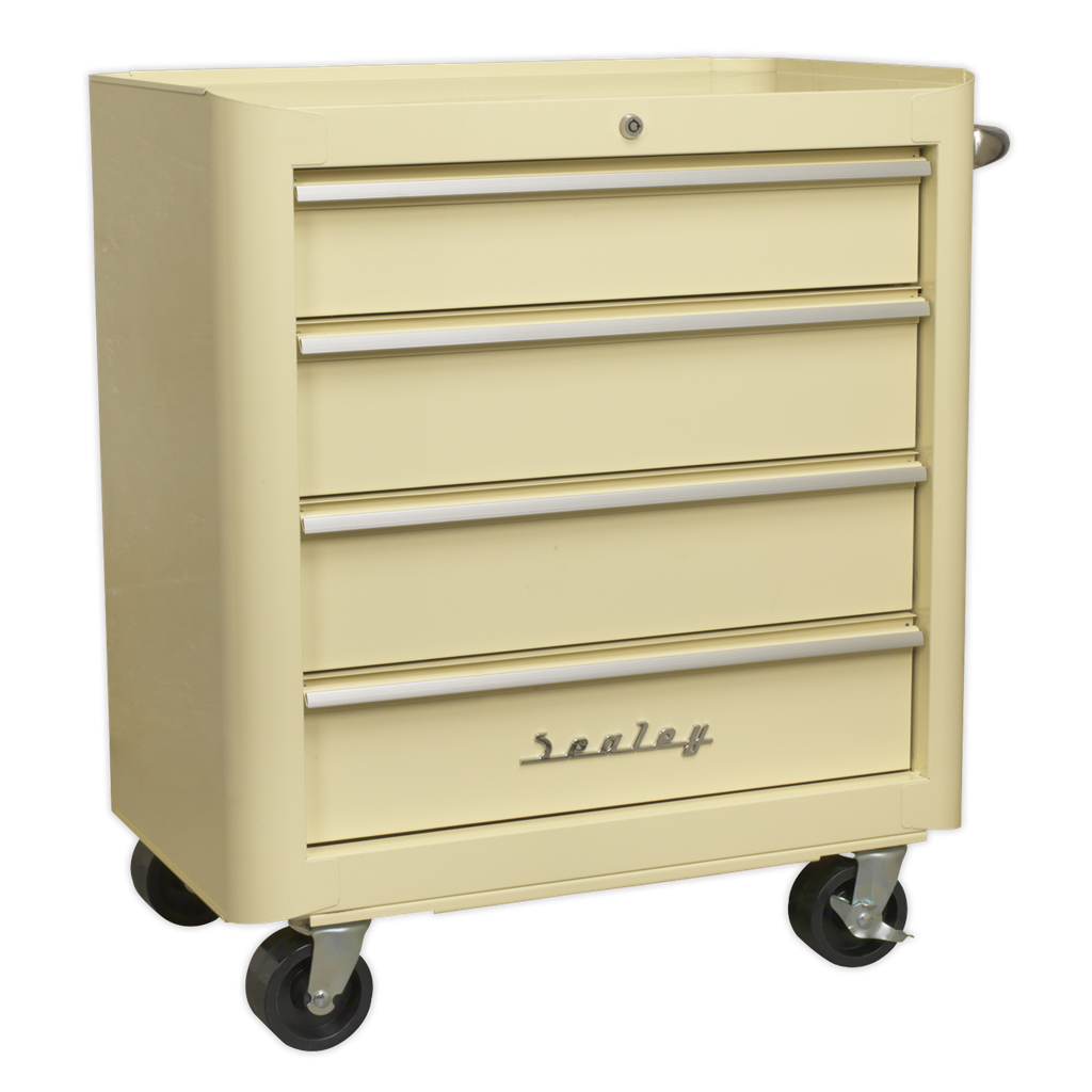 Premier™ Retro Style Rollcab 4 Drawer