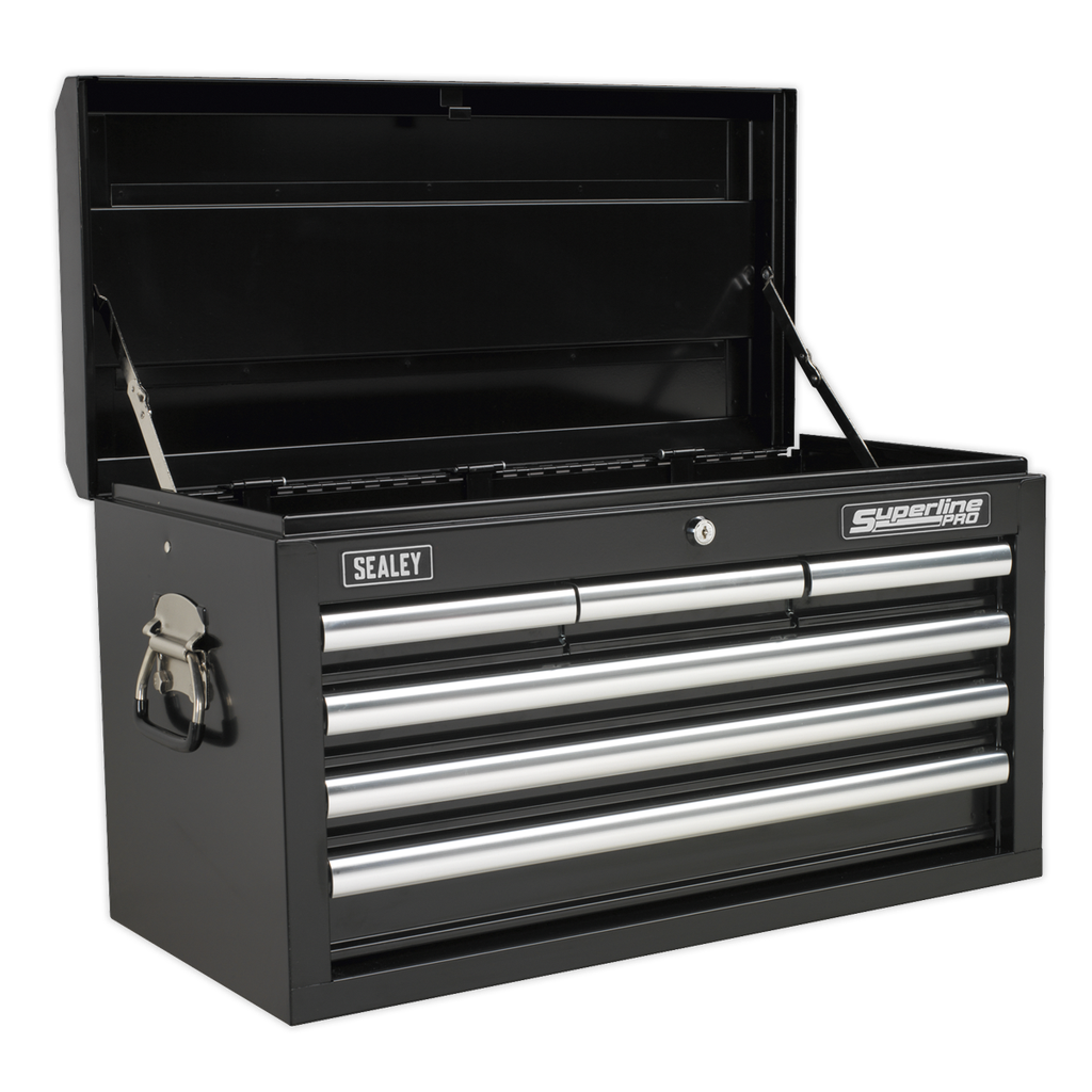 Sealey Superline PRO® Topchest 6 Drawer - Black