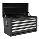 Sealey Superline PRO® Topchest 6 Drawer - Black