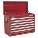 Sealey Superline PRO® Topchest 10 Drawer - Red