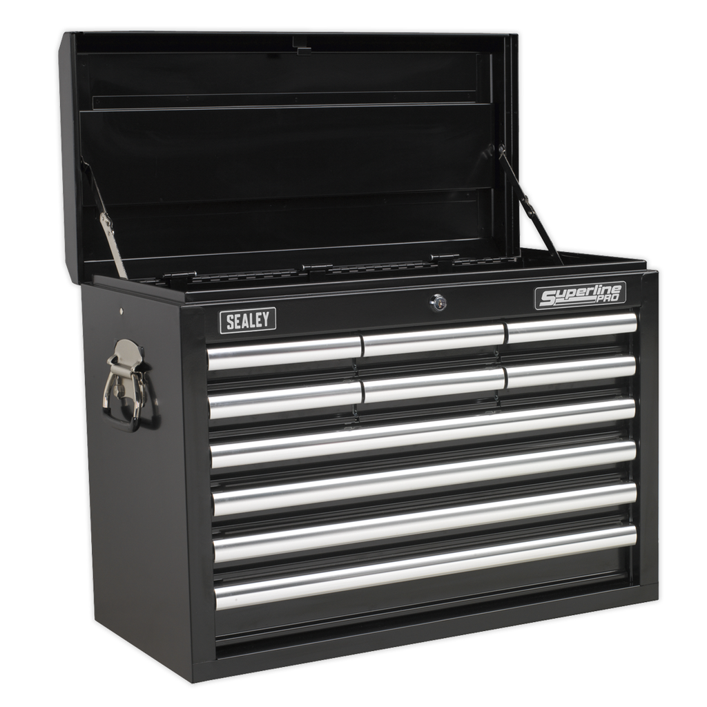 Sealey Superline PRO® Topchest 10 Drawer - Black