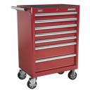 Superline PRO® Rollcab 7 Drawer - Red