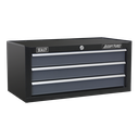 American PRO® Mid-Box Tool Chest 3 Drawer - Black/Grey