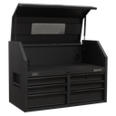 Superline PRO® Black Edition Topchest with 6 Soft Close Drawers & Power Bar 910mm