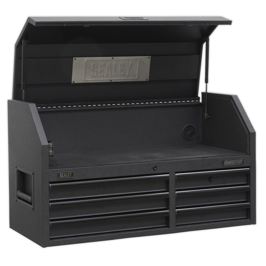 Superline PRO® Black Edition Topchest with 6 Soft Close Drawers & Power Bar 1030mm