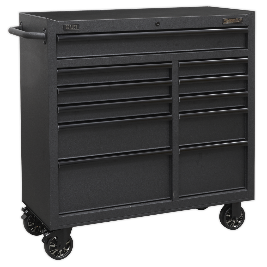 Superline PRO® Black Edition Rollcab with 11 Soft Close Drawers 1040mm