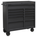 Superline PRO® Black Edition Rollcab with 11 Soft Close Drawers 1040mm