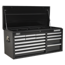 Sealey Superline PRO® Heavy-Duty Topchest 14 Drawer - Black