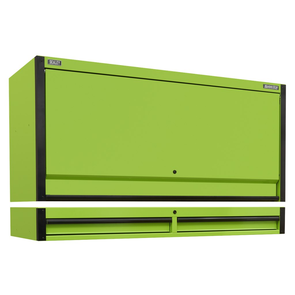 Sealey Superline PRO® Black Edition Top Hutch & 2 Drawer Riser 1549mm