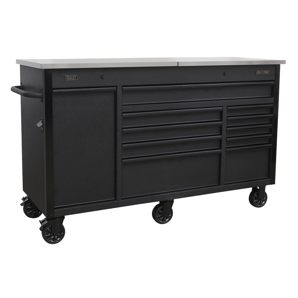 Superline PRO® Mobile Tool Cabinet with Power Tool Charging Drawer 1600mm