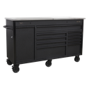Superline PRO® Mobile Tool Cabinet with Power Tool Charging Drawer 1600mm