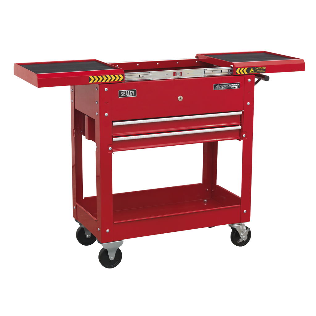 Sealey American PRO® Mobile Tool & Parts Trolley - Red