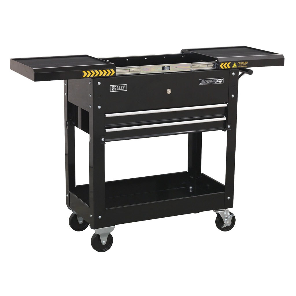 Sealey American PRO® Mobile Tool & Parts Trolley - Black