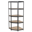 5-Level Corner Racking Unit 150kg Capacity Per Level
