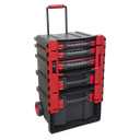 Sealey Professional Mobile Toolbox with 5 Removable Storage Cases